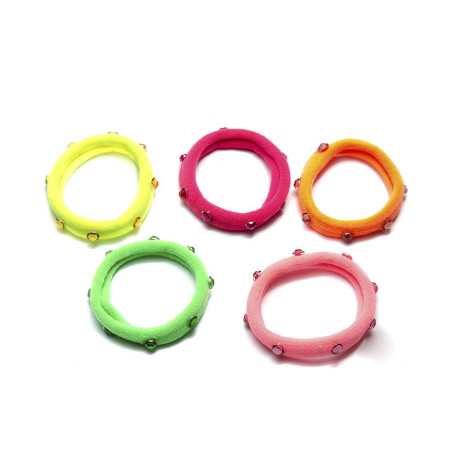 GOMAS con piedritas de colores 5 u by INCA for Unisex