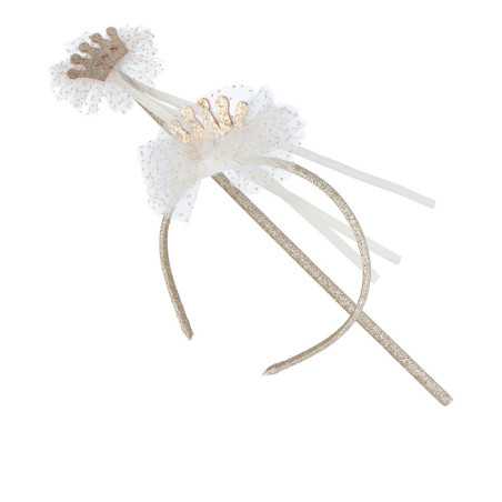 DIADEMA Y VARITA CORONA LOTE 2 pz by INCA for Unisex