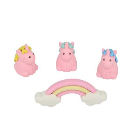 GOMAS DE BORRAR unicornio 4 u by INCA for Unisex