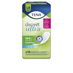 DISCREET ULTRA compresa incontinencia normal 16 u by TENA LADY for Woman