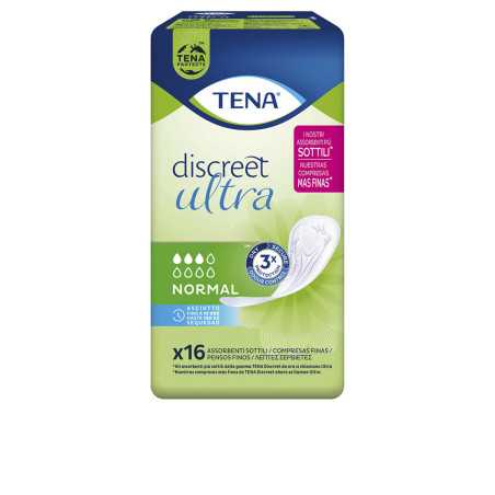 DISCREET ULTRA compresa incontinencia normal 16 u by TENA LADY for Woman