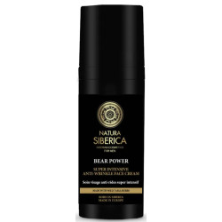 Creme facial antirrugas super intensivo Bear Power da Natura Siberica, 50ml