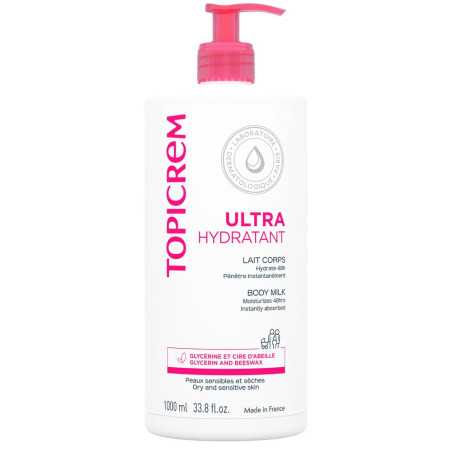 UH leche ultra hidratante corporal 1000 ml by TOPICREM for Unisex