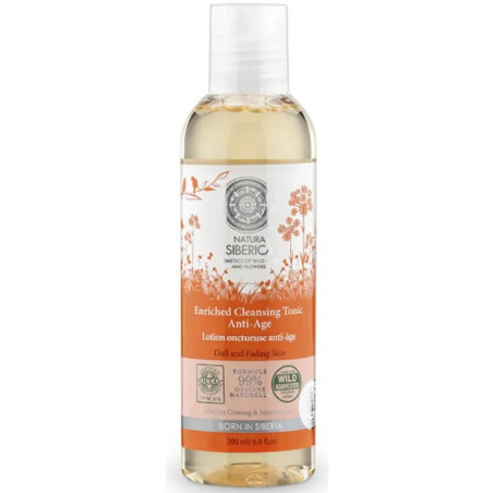 Tônico de Limpeza Anti-Idade Enriquecido Natura Siberica 200ml
