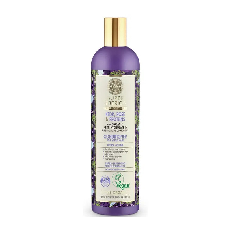 Condicionador capilar Natura Siberica Hydra Volume 400ml