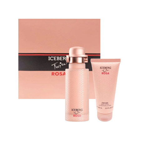 Iceberg Twice Pink Eau De Toilette 125 ml Spray Loción corporal perfumada 100 ml