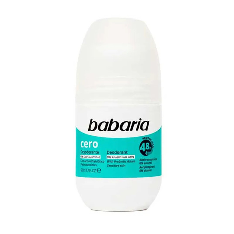 Babaria Déodorant Roll On Cero 50ml