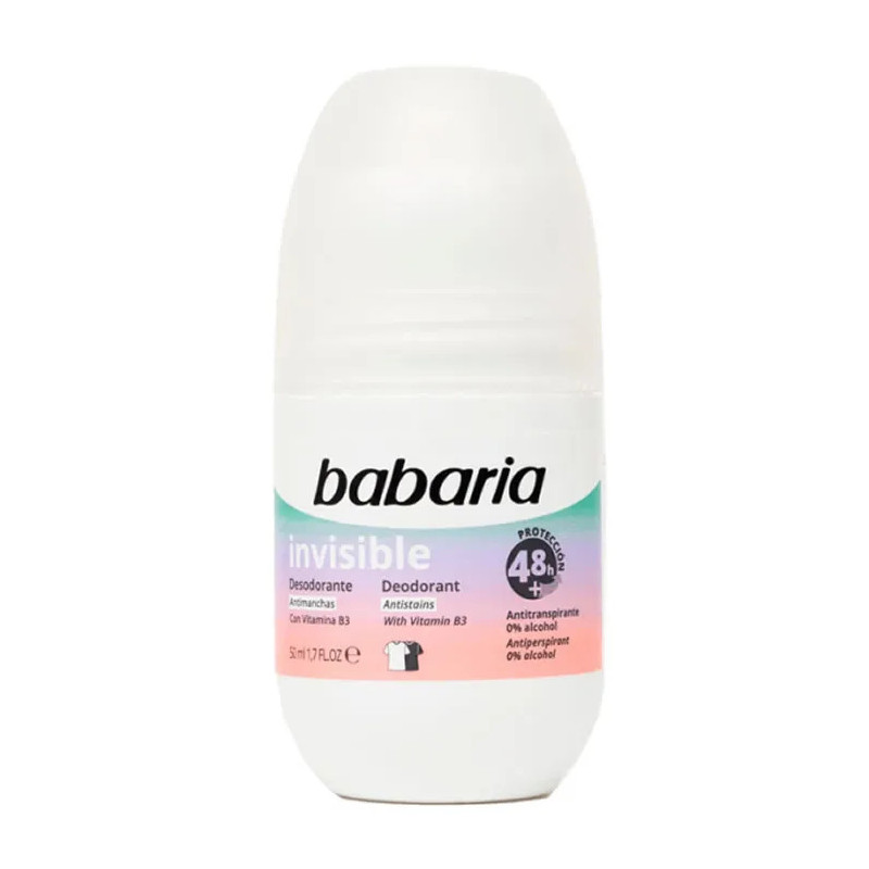 Babaria Invisible Deodorant Roll On 50ml