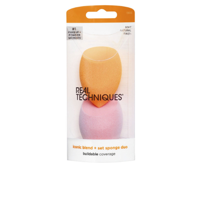 MIRACLE COMPLEXION esponja pack 2 u by REAL TECHNIQUES for Woman
