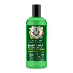 Gel da bagno tonificante naturale al ginseng siberiano Green Agafia 260 ml