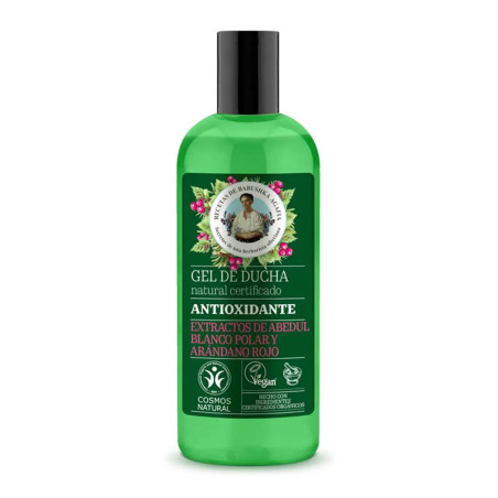 Gel da bagno antiossidante naturale al mirtillo rosso Green Agafia 260 ml