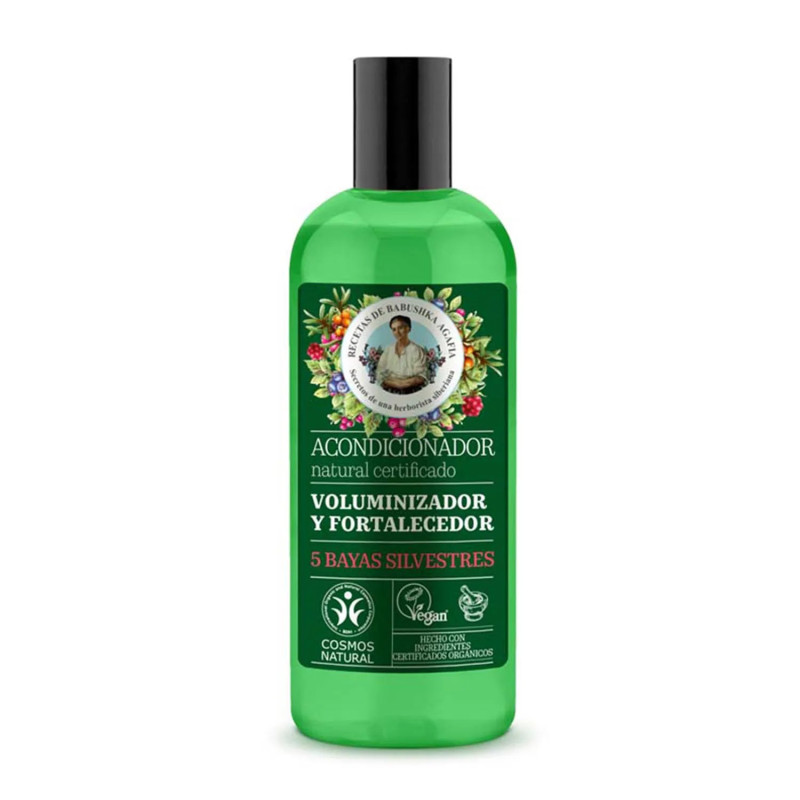 Après-shampoing volumisant naturel Green Agafia 5 Baies Sauvages 260 ml