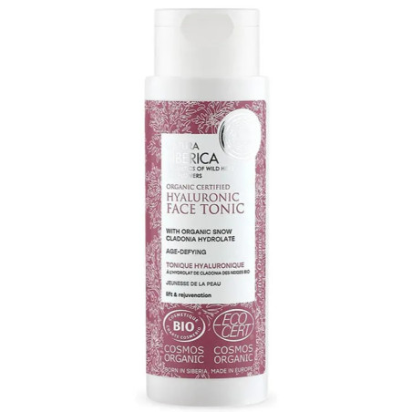 Lotion tonique visage anti-âge à l'acide hyaluronique Natura Siberica 150 ml
