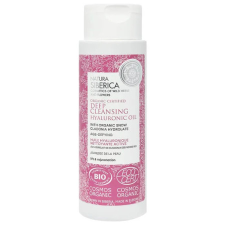 Óleo Hialurônico de Limpeza Profunda Antienvelhecimento Natura Siberica 150ml