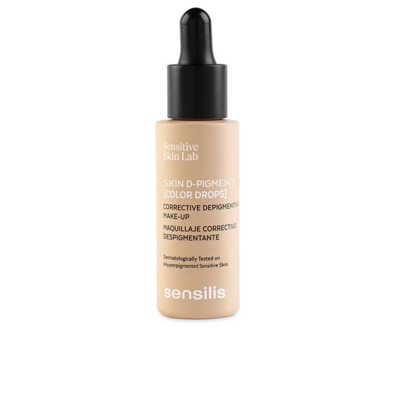 SKIN D PIGMENT COLOR DROPS maquillaje corrector despigmentante Beige dore 30 ml by SENSILIS for Unisex SKIN D PIGMENT COLOR DROPS maquillaje corrector despigmentante Beige dore 30 ml by SENSILIS for Unisex
