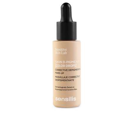 SKIN D PIGMENT COLOR DROPS maquillaje corrector despigmentante Beige dore 30 ml by SENSILIS for Unisex