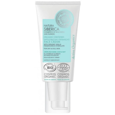 Natura Siberica Belebende Tages- und Nacht-Gesichtscreme 50 ml