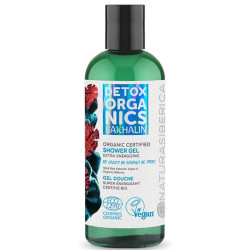 Gel de ducha extra energizante con certificación orgánica Natura Siberica Sakhalin 260 ml