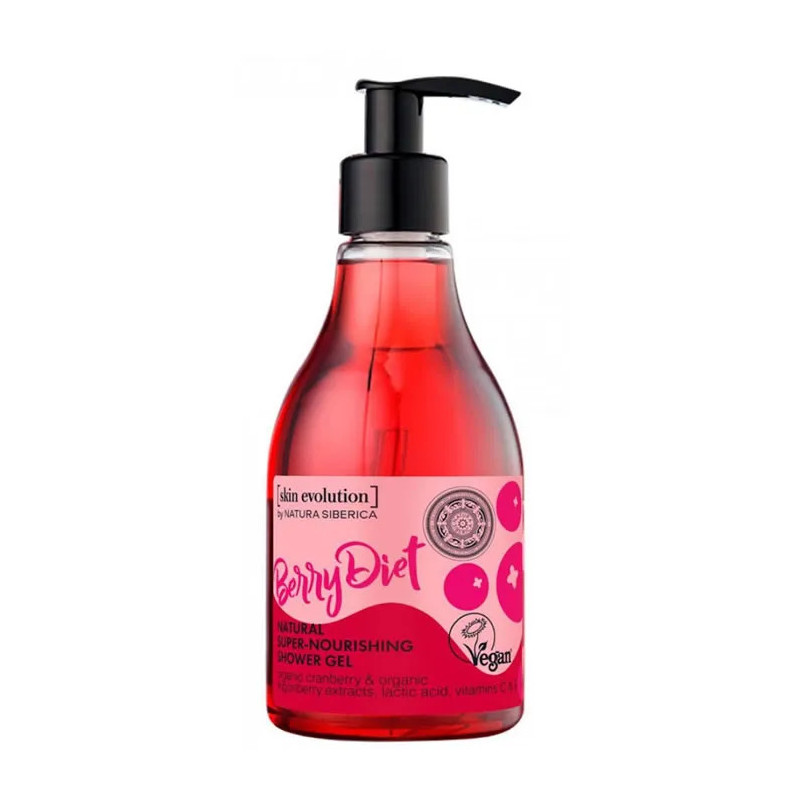 Gel de ducha supernutritivo natural Natura Siberica Berry Diet 260 ml
