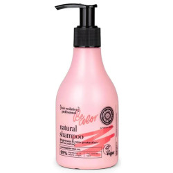 Natura Siberica Natürliches Shampoo für strahlende und farbschonende Farben, 245 ml