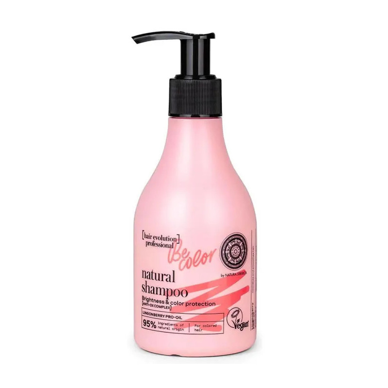 Natura Siberica Shampoo Naturale Be Color Luminosità e Protezione del Colore 245ml
