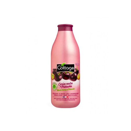 Gel de Banho Cremoso Hidratante Cottage Cereja Preta e Pistache 750ml