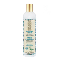 Shampoo profissional Natura Siberica com menta, bétula e retinol para cabelos oleosos, 400ml