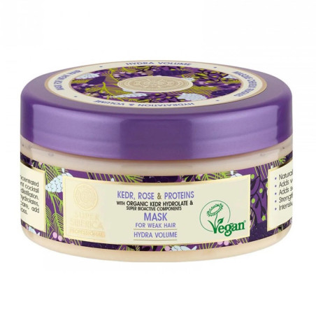 Natura Siberica Rosa Kiefer und Protein Haarmaske für schwaches Haar 400 ml