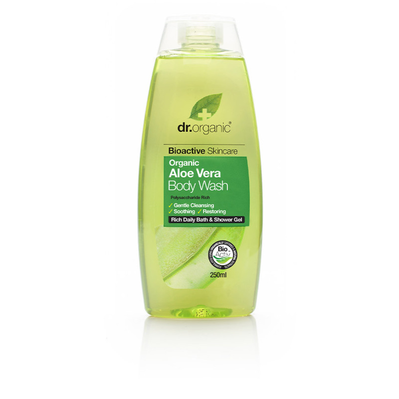 BIOACTIVE ORGANIC aloe vera body wash 250 ml by DR. ORGANIC for Unisex