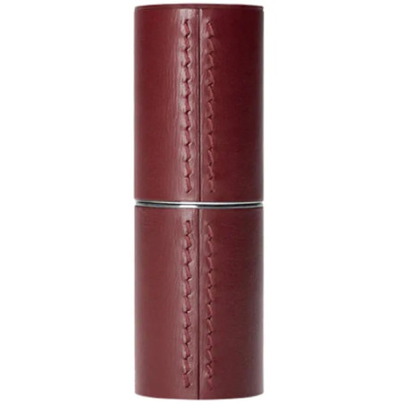 Custodia per rossetto in pelle color cioccolato La Bouche Rouge