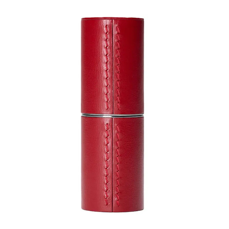 La Bouche Rouge Red Leather Lipstick Case