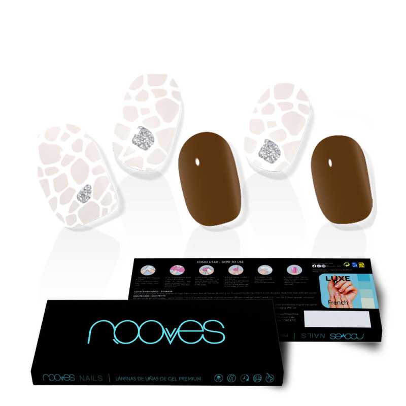 LAMINAS DE UNAS DE GEL suzanne premium glam glitter 20 u by NOOVES for Woman LAMINAS DE UNAS DE GEL suzanne premium glam glitter 20 u by NOOVES for Woman