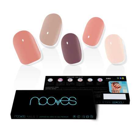 LAMINAS DE UNAS DE GEL secret earth premium luxe solid color 20 u by NOOVES for Woman