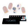 LAMINAS DE UNAS DE GEL elegant floral premium luxe metallic 20 u by NOOVES for Woman