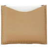 Estuche compacto de piel camel La Bouche Rouge