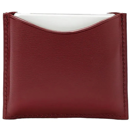 La Bouche Rouge Chocolate Leather Compact Case