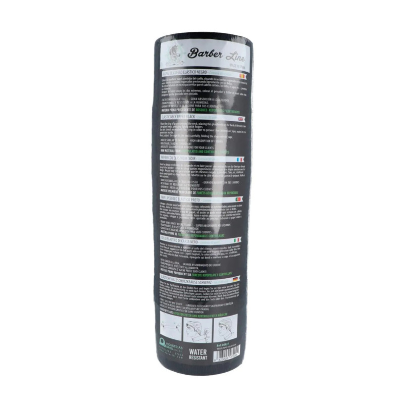 Eurostil Hair Paper Neck Nero 80 Servizi Confezione da 5