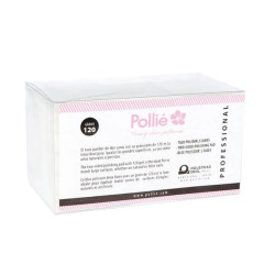 Eurostil Haar-Miniblöcke, 2-seitig, weiß, Schachtel, 50 Stück