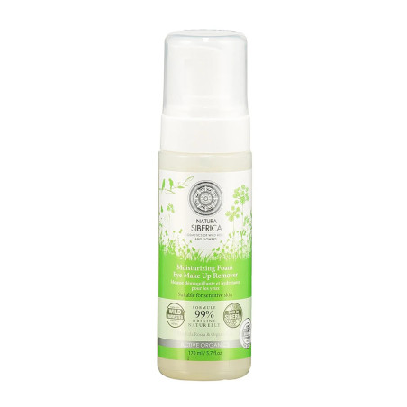 Natura Siberica Feuchtigkeitsspendender Make-up-Entferner-Schaum für empfindliche Haut 170 ml