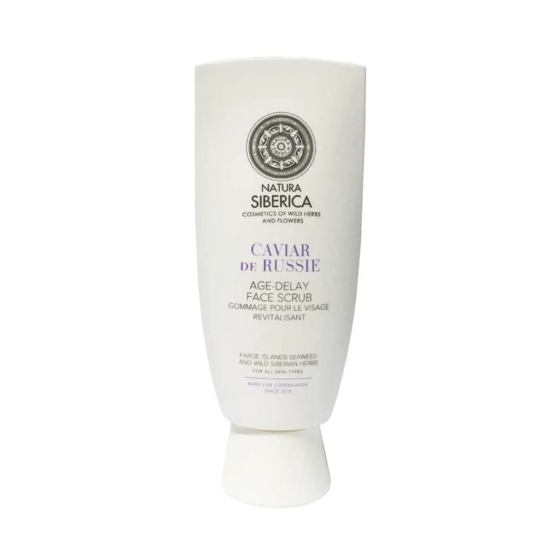 Esfoliante Facial Antienvelhecimento com Caviar Russo Siberian Nature 100ml