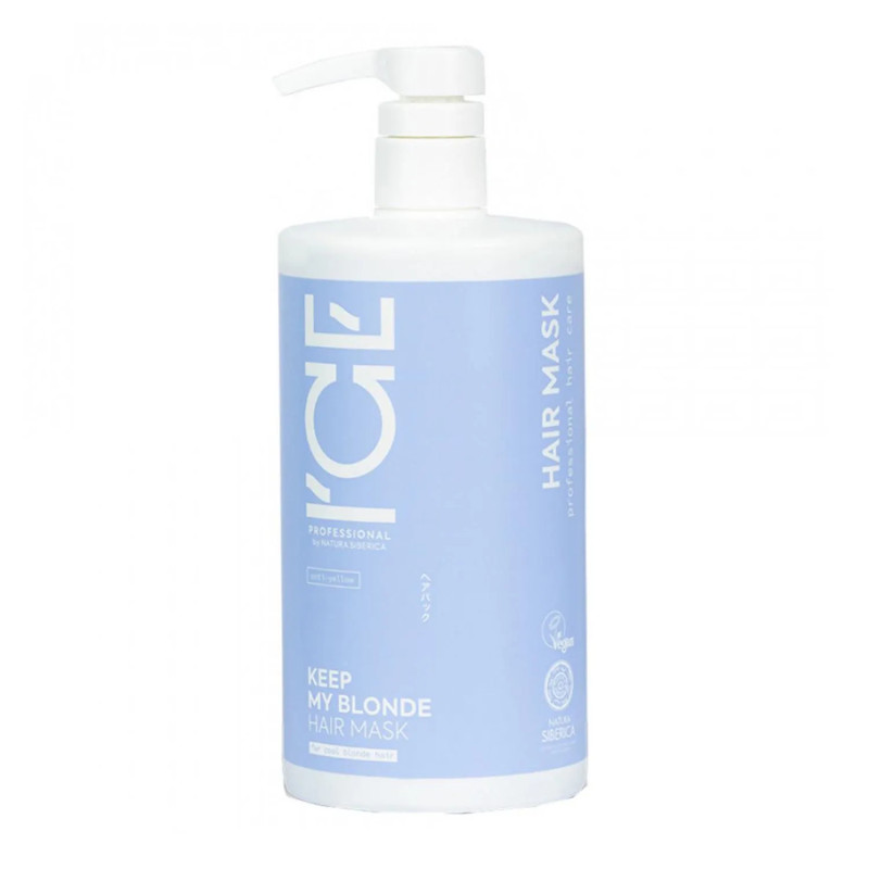 Mascarilla capilar Ice Keep My Blonde de Natura Siberica (750 ml)