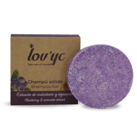 Elie Saab Lovyc Shampoo solido al mirtillo e avocado 50 g