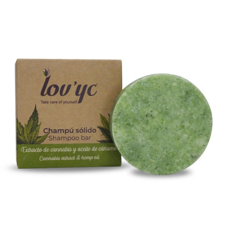 Elie Saab Lovyc Shampoo solido alla cannabis e olio 50 g