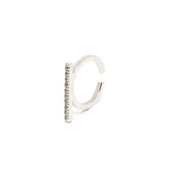 MANHATTAN SILVER anillo plateado 1 u by SHABAMA for Unisex