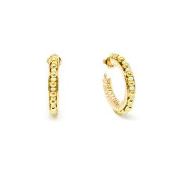 ETIOPIA VERDE 3CM pendientes oro brillo 1 u by SHABAMA for Woman