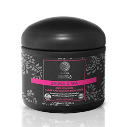 Esfoliante Corporal Anticelulite de Algas e Sal Natura Siberica Sauna and Spa 370ml