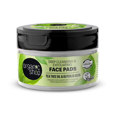 Óleo de limpeza profunda para limpeza facial com óleo de melaleuca da Organic Shop (20 unidades).