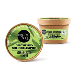 Champu Solido Detoxificante 60g de Organic Shop Volcanic Ash