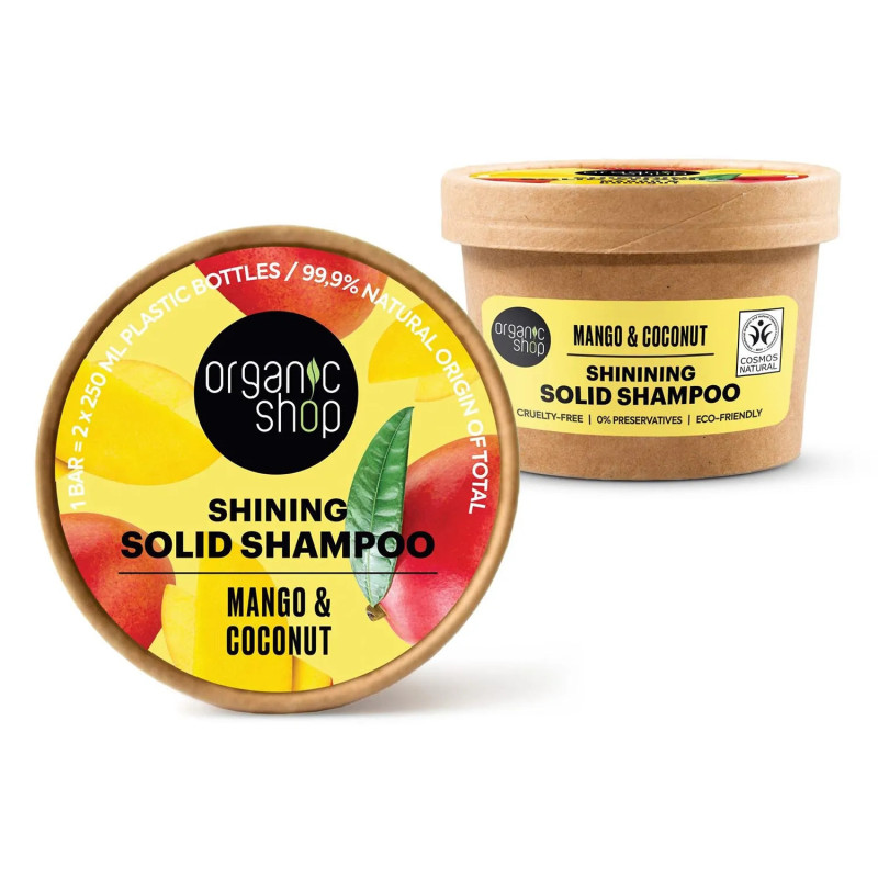 Bio-Shop Mango Champu Solido Shining 60g