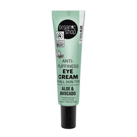 Organic Shop Aloe Anti-Schwellungs-Augencreme 30ml